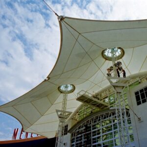 Auditorium Tensile Structure - Roof and Fascia Repair